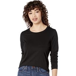 Madewell Black LS Northside Vintage Tee XL NWT